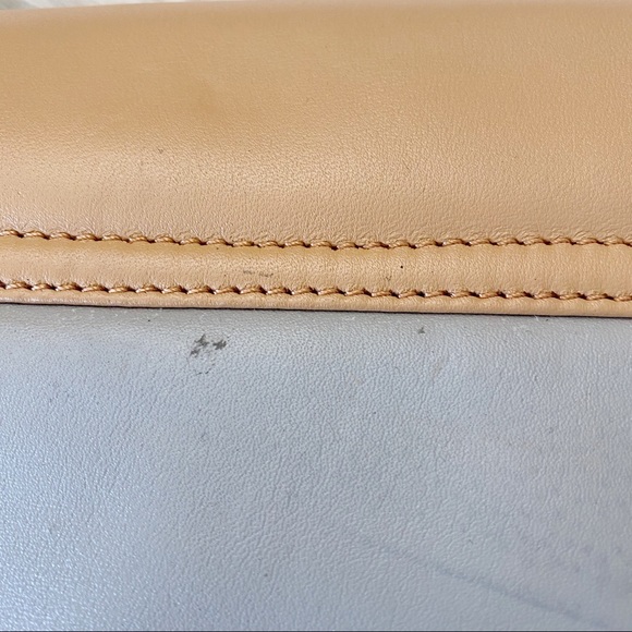 Loeffler Randall Leather Purse Bag Tan/Gray - Picture 11 of 16